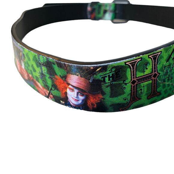 Disney Mad Hatter Leather Belt Men's 40" A Touch of Wonderland - Picture 5 of 8